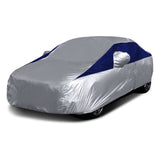 Titan Brilliant Color Poly 210T Car Cover for Compact Sedans 176-185 Inches Long (Midnight Blue)