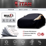 Titan Premium Multi-Layer PEVA Car Cover for Sedans 186-202 Inches Long - Golden Night