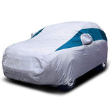 Titan Brilliant Color Poly 210T Car Cover for Mid-Size SUVs 188-206 Inches Long (Bondi Blue)