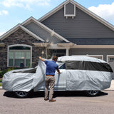 Titan Lightweight Poly 210T Car Cover for Mid-Size SUVs 188-206 Inches Long