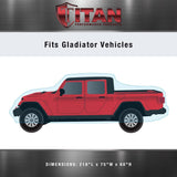 Titan Premium Multi-Layer PEVA Car Cover for Gladiator Pick-up Trucks 218 Inches Long