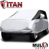Titan Premium Multi-Layer PEVA Car Cover for Wrangler 4-Door SUVs 164-184 Inches Long