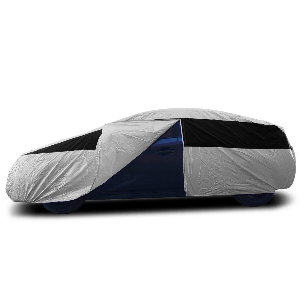 Titan Brilliant Color Poly 210T Car Cover For Compact SUV 170-187" (Electric Blue