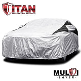 Titan Premium Multi-Layer PEVA Car Cover for Hatchbacks 165-181 Inches Long