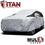 Titan Premium Multi-Layer PEVA Car Cover Mid-Size SUVs 188-206 Inches Long