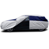 Titan Brilliant Color Poly 210T Car Cover for Hatchbacks 165-181 Inches Long (Midnight Blue)