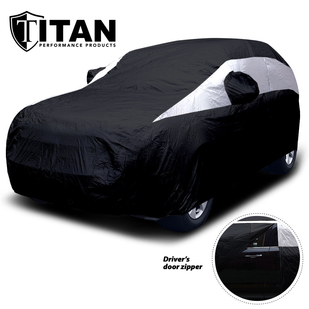 All Weather Car Cover Titanium Series Outdoor Car Cover - 100% Waterproof, Custom-Fit, Lifetime Warranty Car Cover Used - Foto 4
